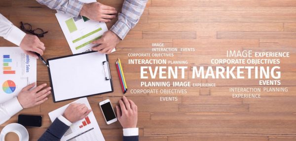Business Concept: Event Marketing Word Cloud